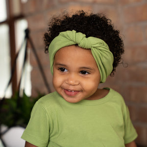 Headwrap in Ribbed Mantis | Bamboo Viscose
