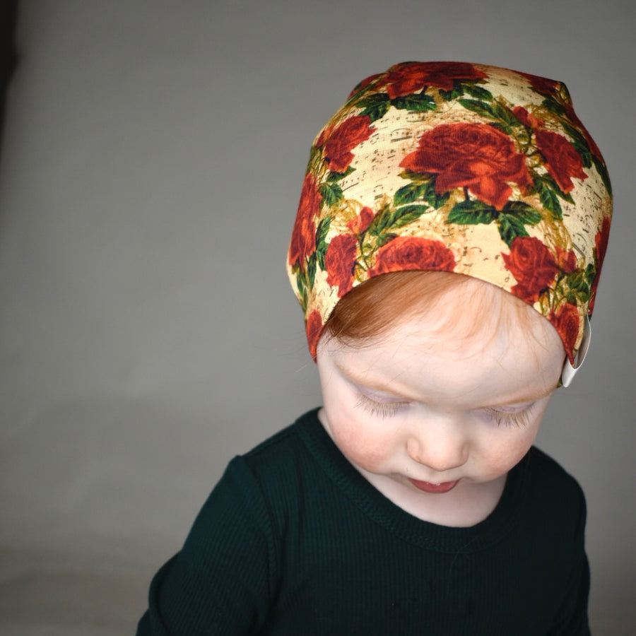 Beanie in Smell the Roses | Bamboo Viscose