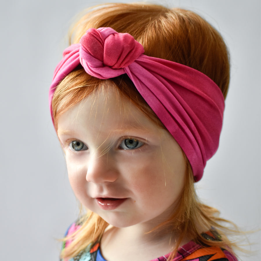 Headwrap in Electric Candy | Bamboo Viscose