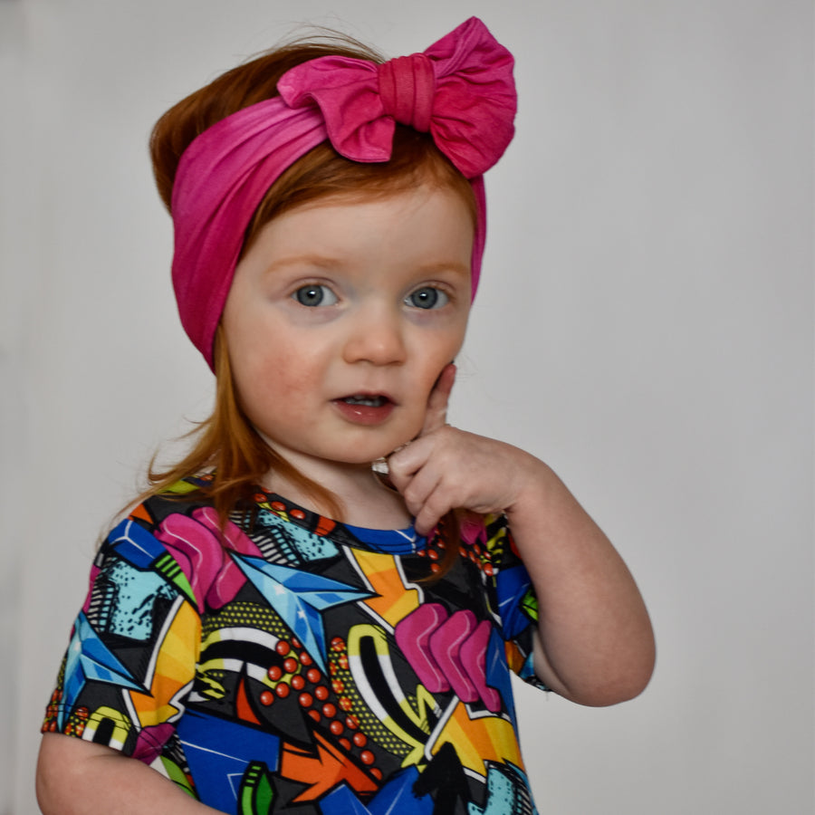 Headwrap in Electric Candy | Bamboo Viscose