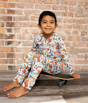 2 pc Loungewear Set in Rad Rollers