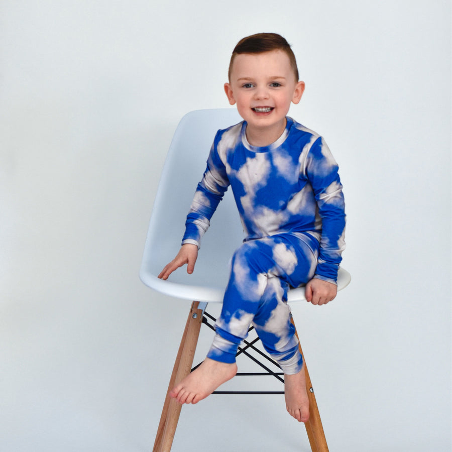 2 pc Loungewear Set in Watching Clouds | Bamboo Viscose