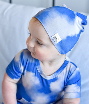 Beanie in Watching Clouds | Bamboo Viscose