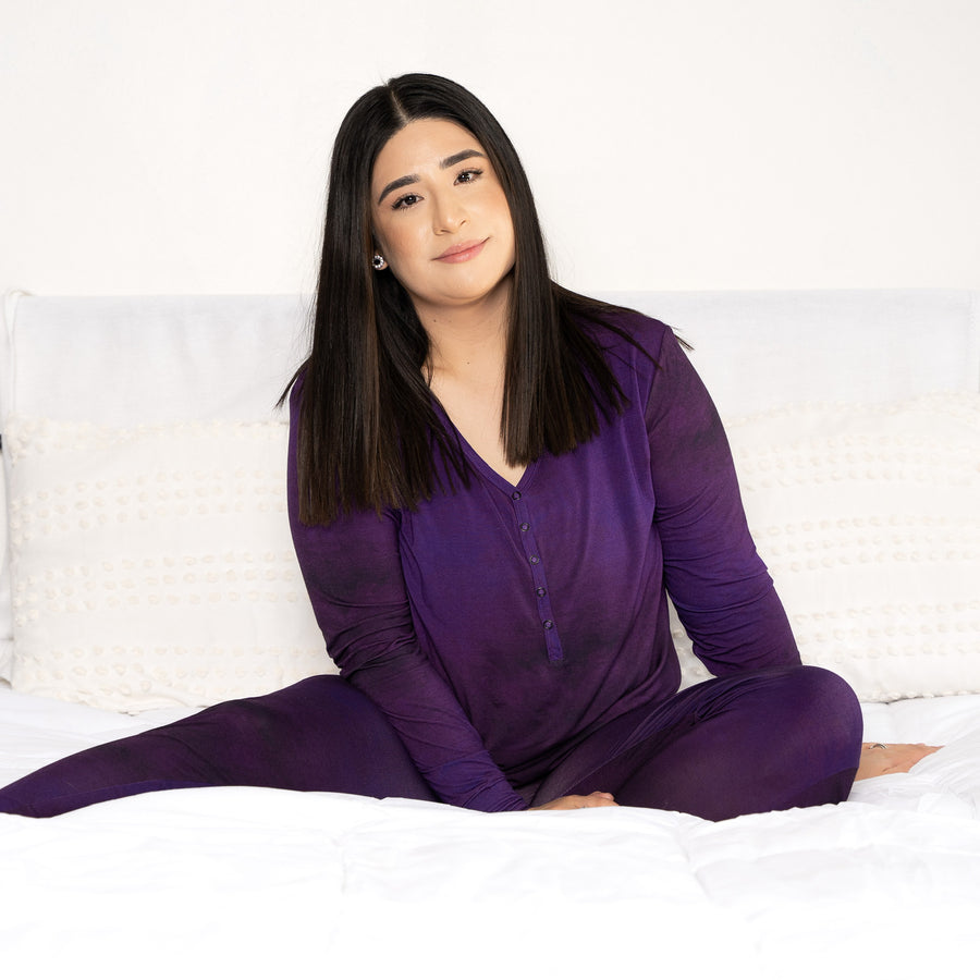 Women’s 2 pc set in Grape | Bamboo Viscose