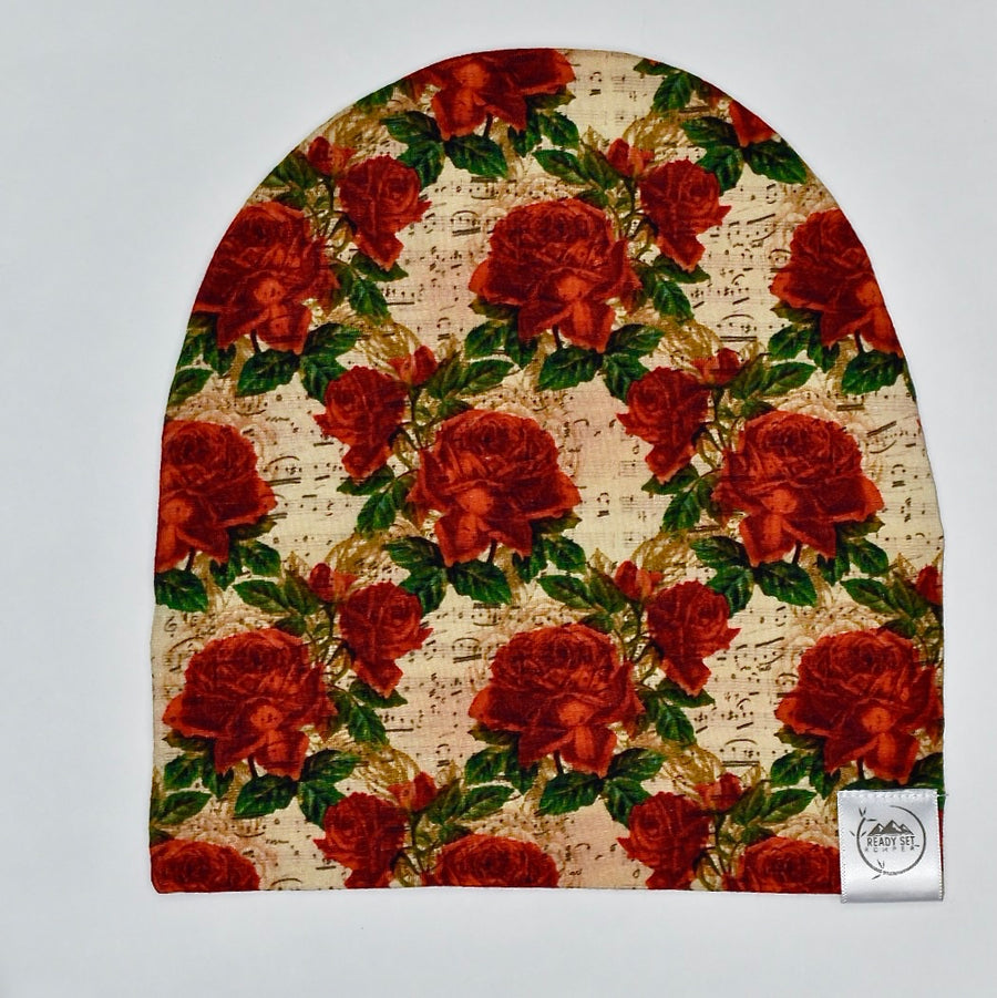 Beanie in Smell the Roses | Bamboo Viscose