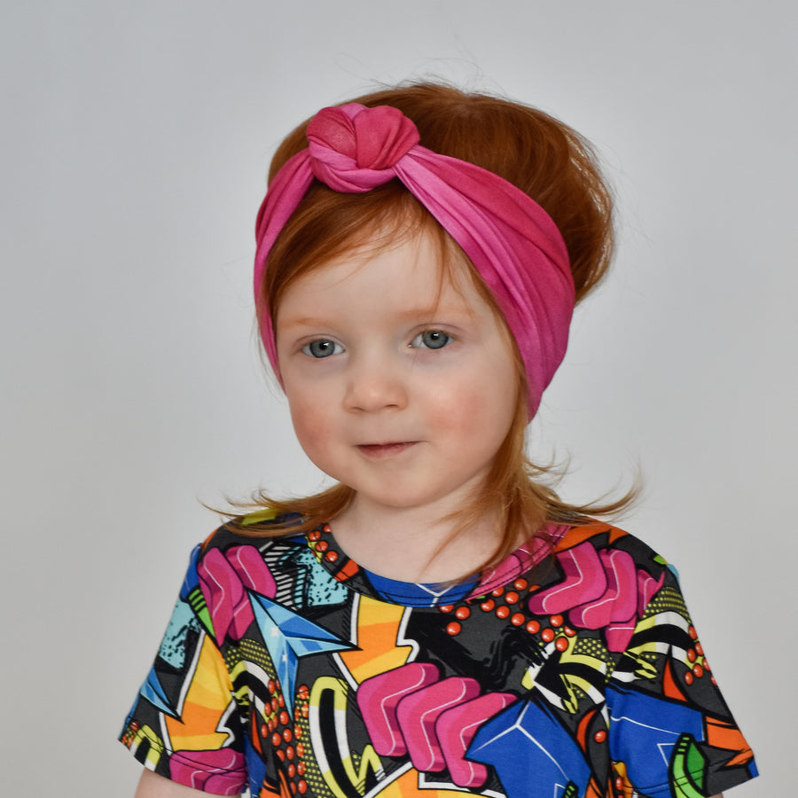 Headwrap in Electric Candy | Bamboo Viscose