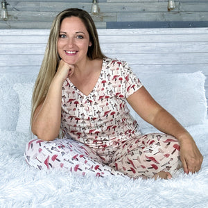 Women’s 2 pc Loungewear Set in Truffle | Bamboo Viscose