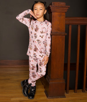 2 pc Loungewear Set in Steampunk | Bamboo Viscose