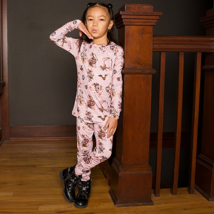 2 pc Loungewear Set in Steampunk | Bamboo Viscose