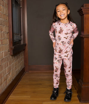 2 pc Loungewear Set in Steampunk | Bamboo Viscose