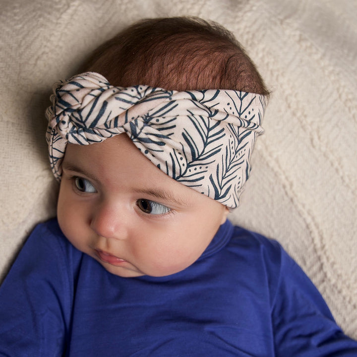Headwrap in Green Arrows | Bamboo Viscose