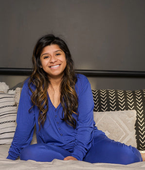 Women’s 2 pc Loungewear Set in Royal Blue | Bamboo Viscose