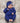 Front Opening Romper in Royal Blue