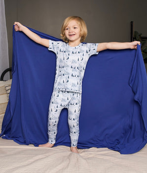 Blanket in Royal Blue