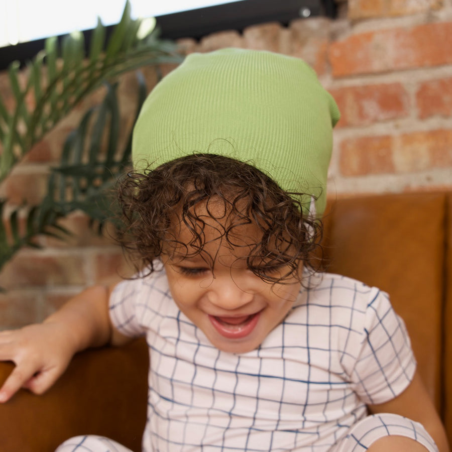 Beanie Ribbed Mantis | Bamboo Viscose