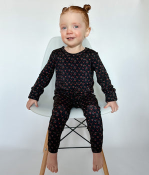 Front Opening Romper in Dragon Heart