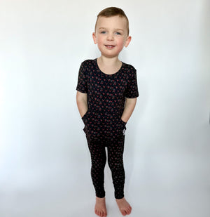 Front Opening Romper in Dragon Heart | Bamboo Viscose