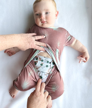 Front Opening Shortie Romper in Dandelions