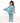 Front Opening Twirl Romper in Robots