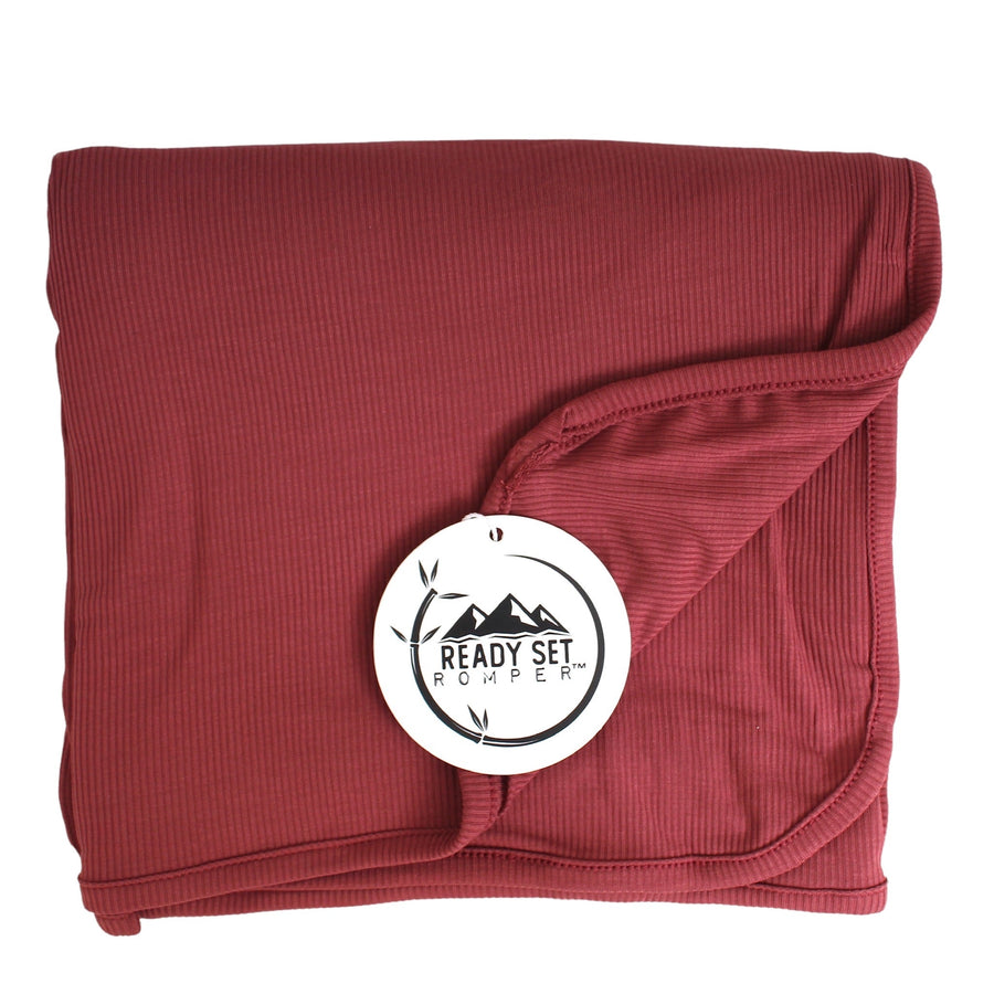 Blanket in Memphis Rust | Ribbed Bamboo Viscose
