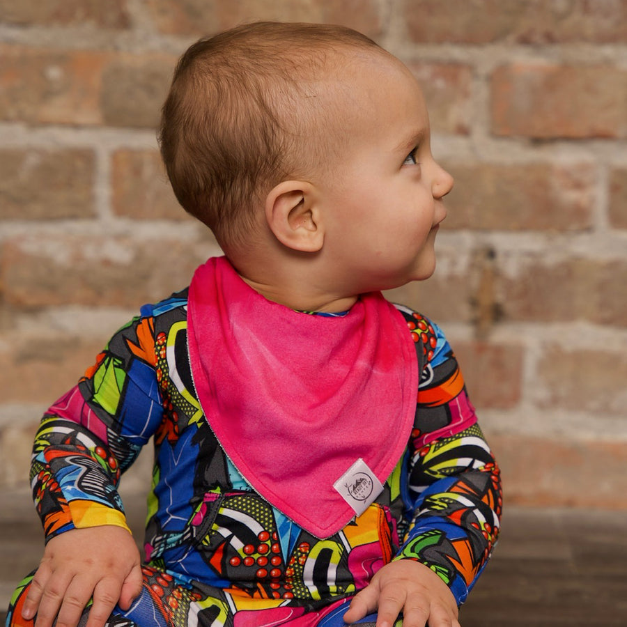 Bib in Electric Candy | Bamboo Viscose