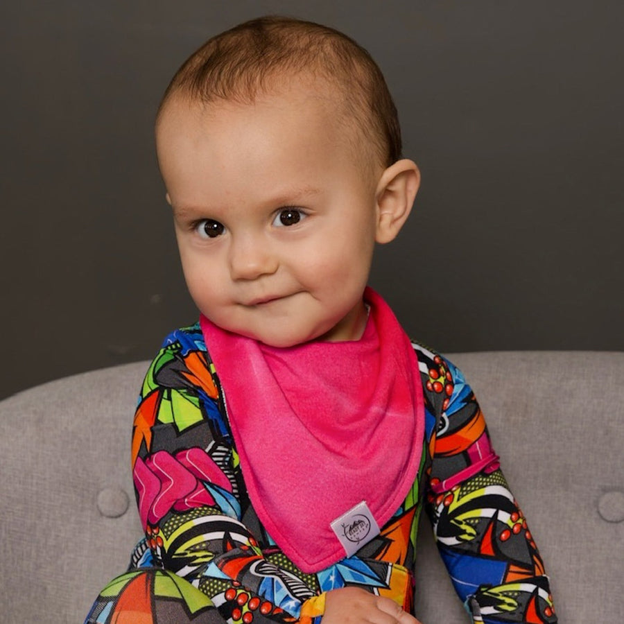 Bib in Electric Candy | Bamboo Viscose