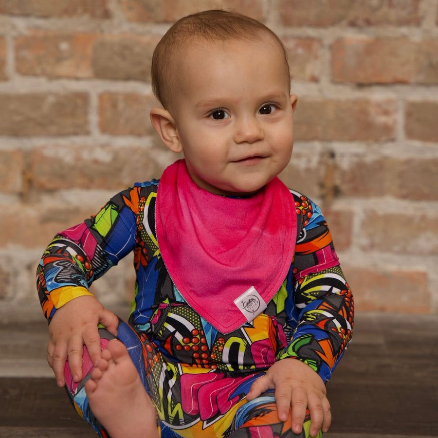 Bib in Electric Candy | Bamboo Viscose