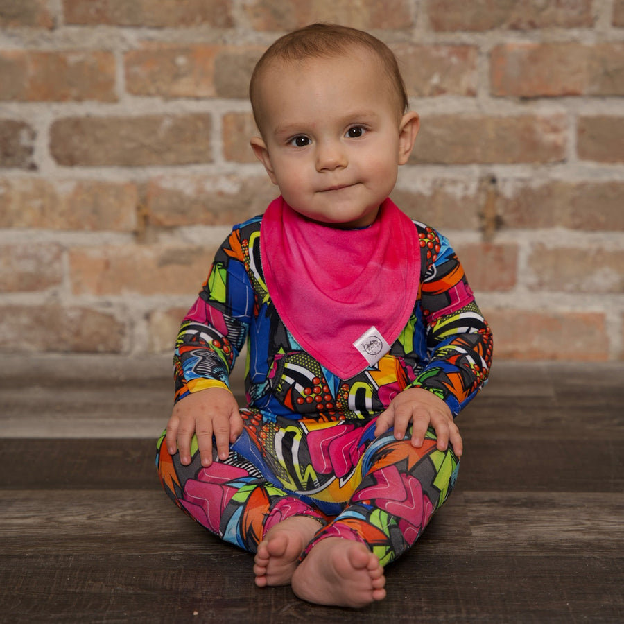 Bib in Electric Candy | Bamboo Viscose