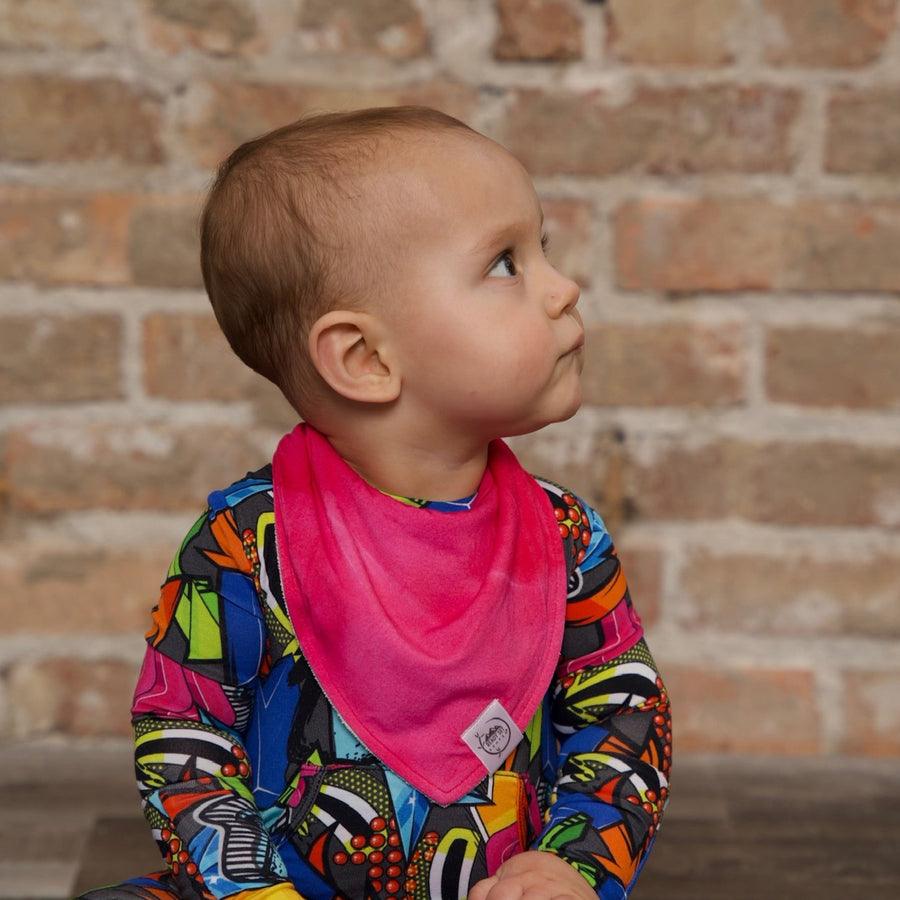 Bib in Electric Candy | Bamboo Viscose