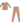 2 pc Loungewear Set in Sandstone | Ribbed Bamboo Viscose