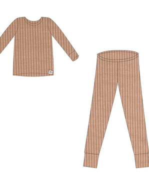 2 pc Loungewear Set in Sandstone