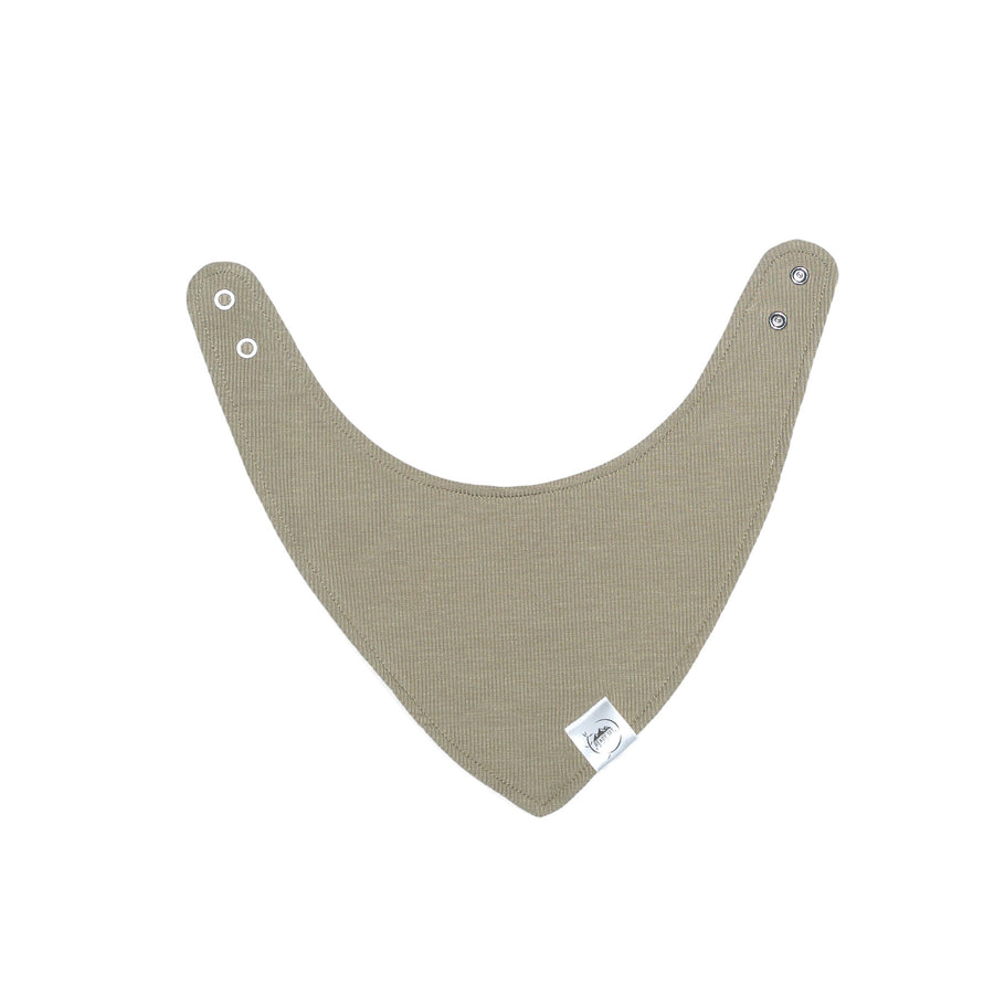Bib in Moss | Ribbed Bamboo Viscose