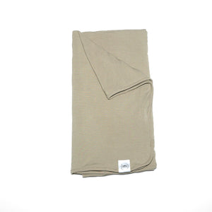 Blanket in Moss | Ribbed Bamboo Viscose