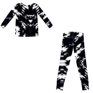 2 pc Loungewear Set in Tie Dye | Bamboo Viscose