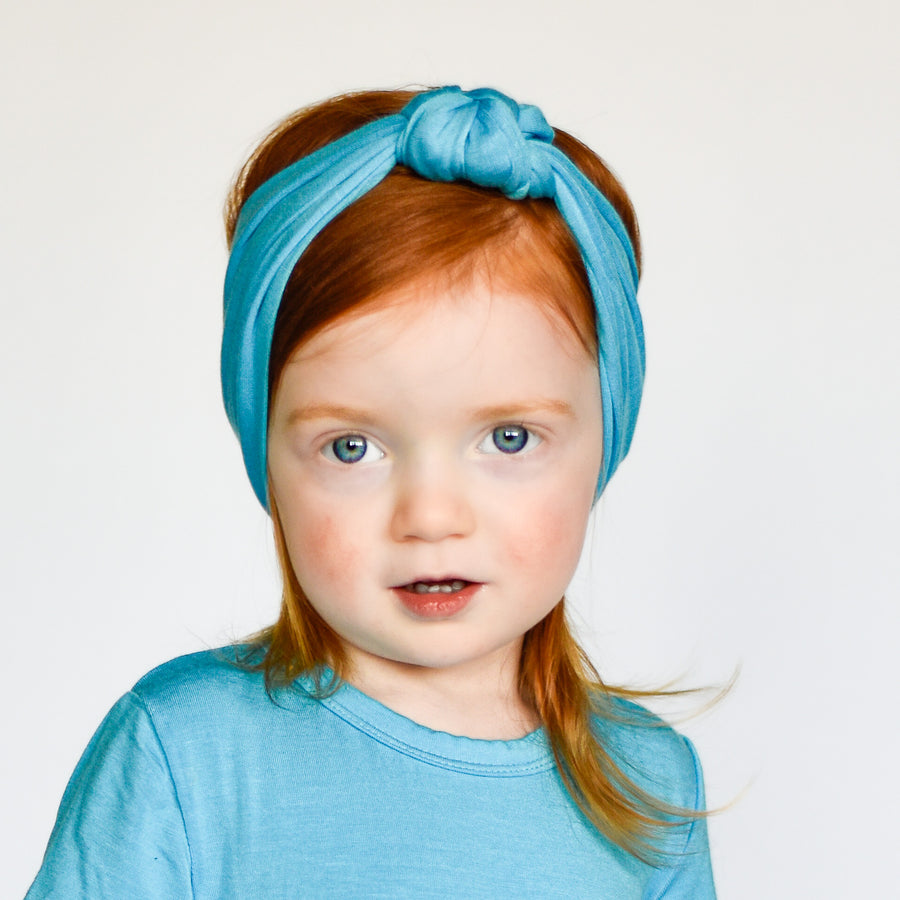 Headwrap in Aqua | Bamboo Viscose