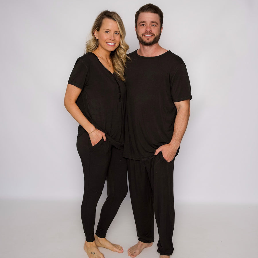 Women’s 2 pc Loungewear Set in Shadow | Bamboo Viscose