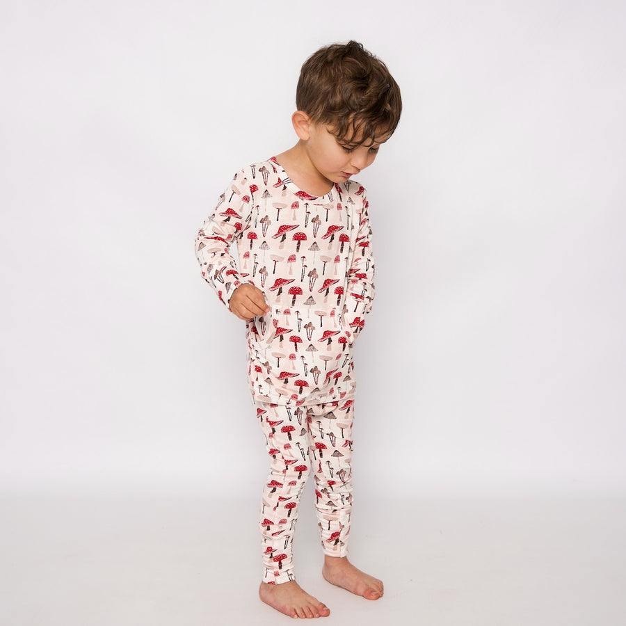 Front Opening Romper in Truffles | Bamboo Viscose