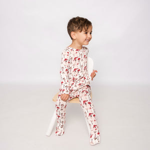 Front Opening Romper in Truffles | Bamboo Viscose