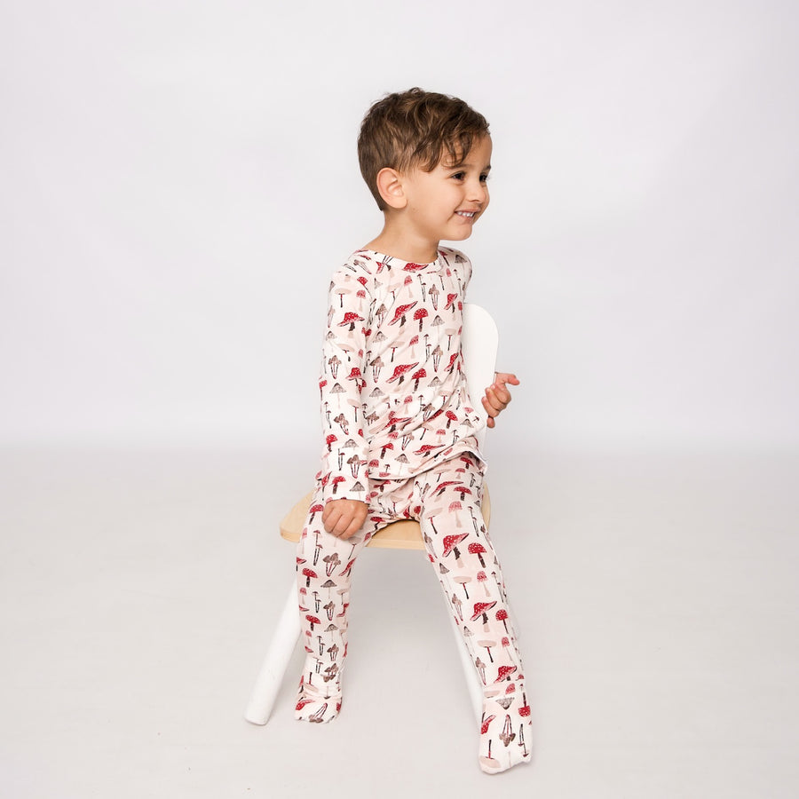 Front Opening Romper in Truffles | Bamboo Viscose