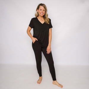 Women’s 2 pc Loungewear Set in Shadow | Bamboo Viscose