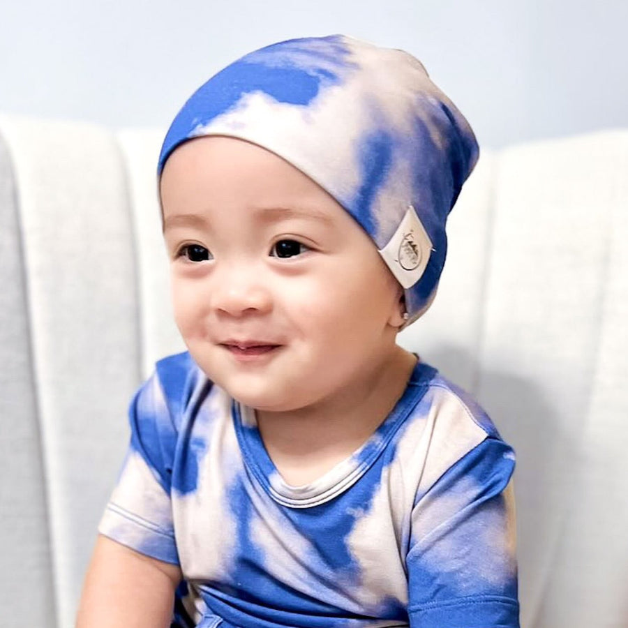 Beanie in Watching Clouds | Bamboo Viscose