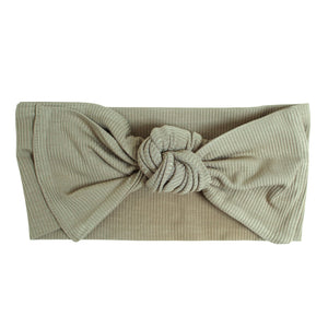 Headwrap in Moss | Ribbed Bamboo Viscose