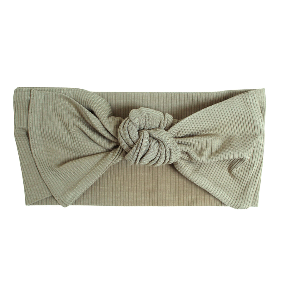 Headwrap in Moss | Ribbed Bamboo Viscose