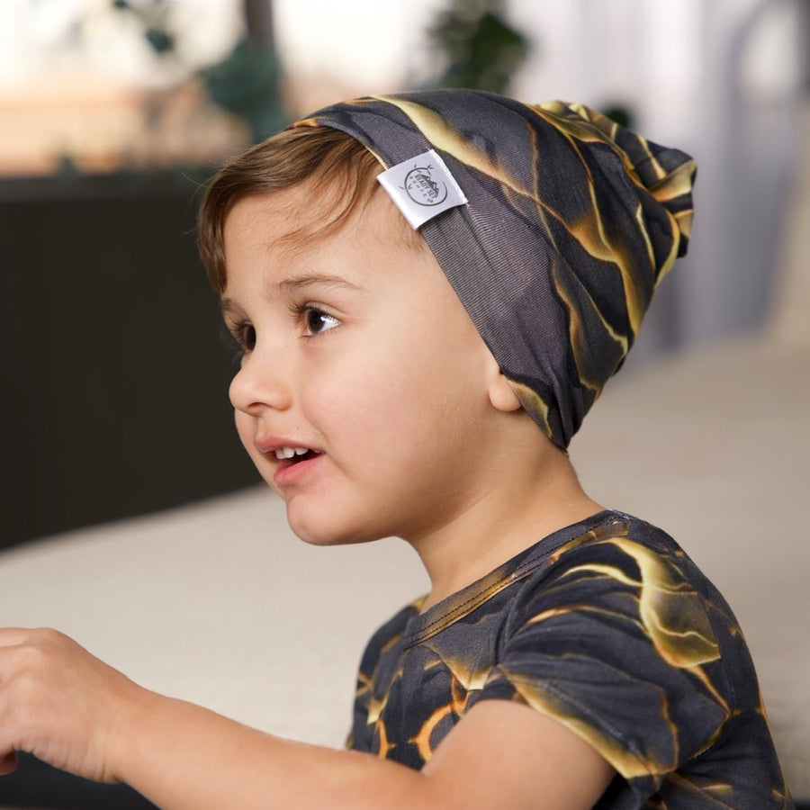 Beanie in Desert Flame | Bamboo Viscose