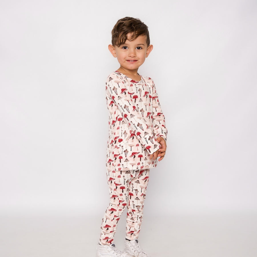 Front Opening Romper in Truffles | Bamboo Viscose