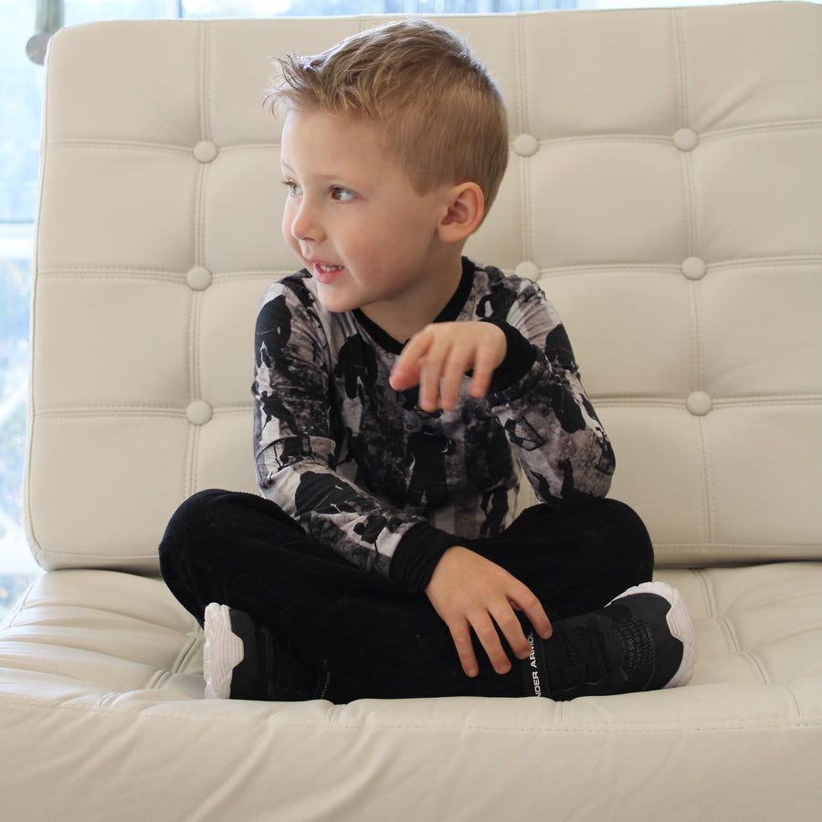 2 pc Loungewear Set in Hockey | Bamboo Viscose
