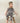 Front Opening Romper in Heavy Metal