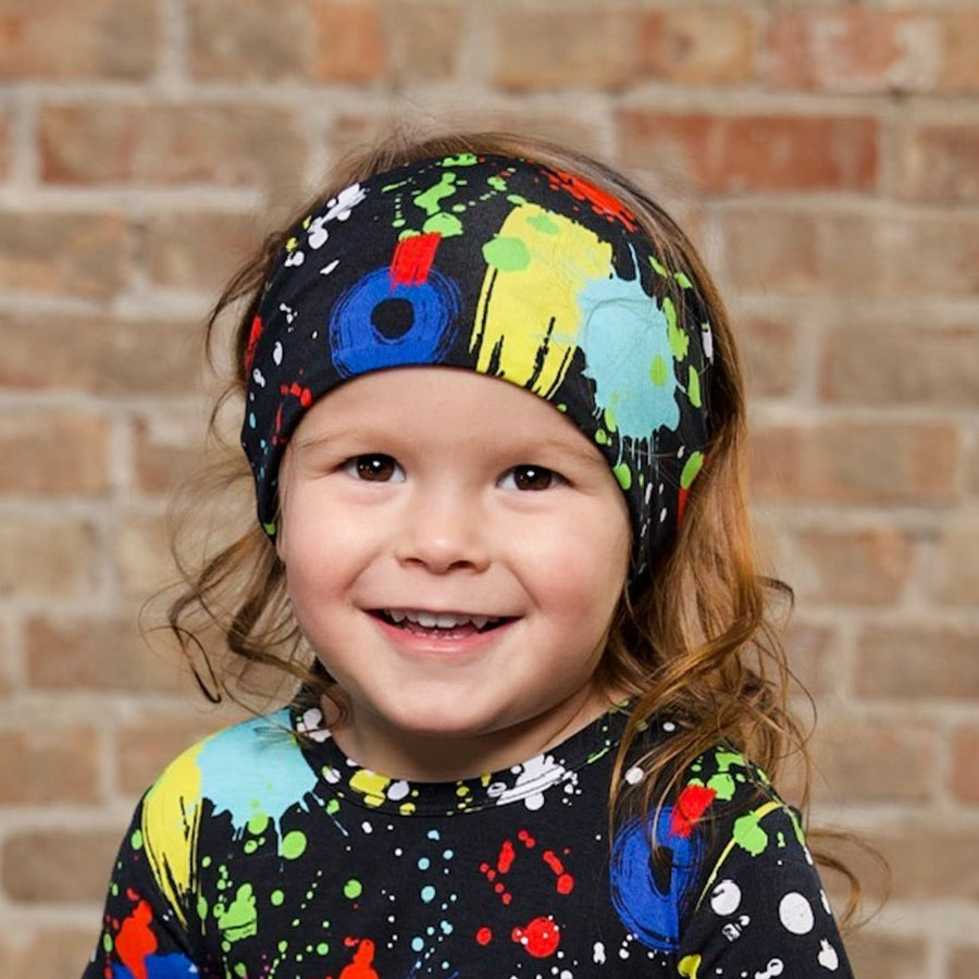Headwrap in Splash of Color | Bamboo Viscose