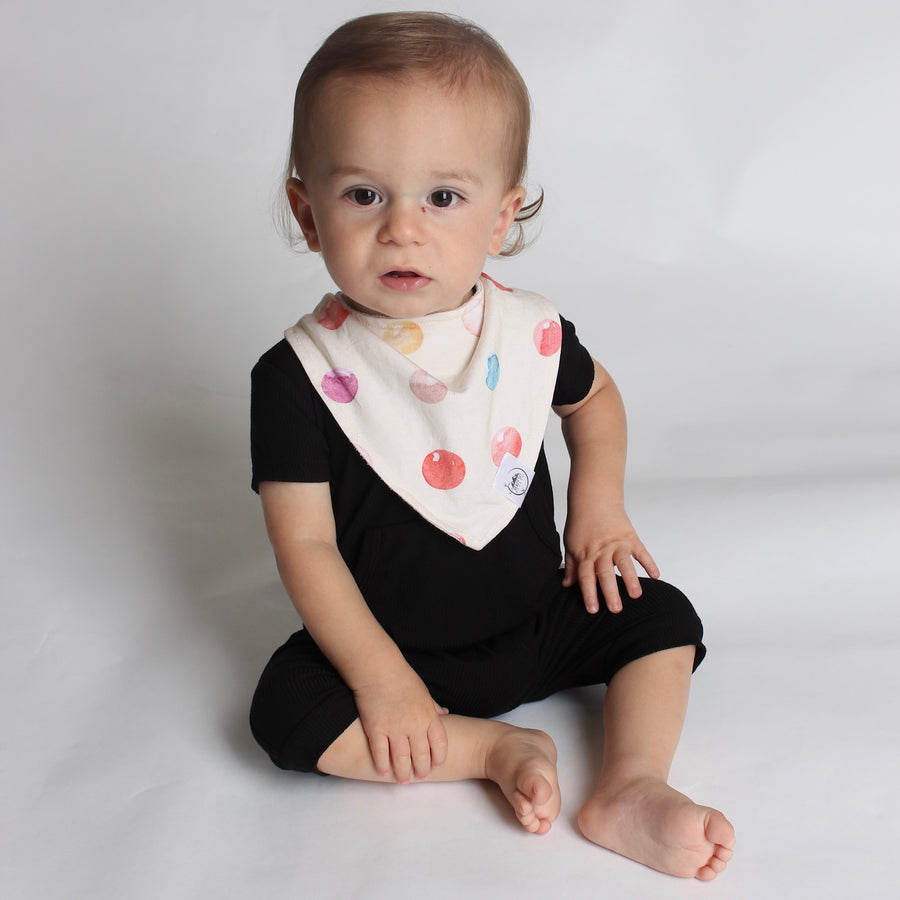 Bib in Boho Candy Buttons | Bamboo Viscose