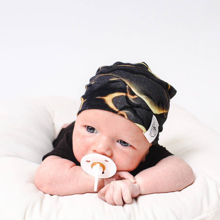 Beanie in Desert Flame | Bamboo Viscose